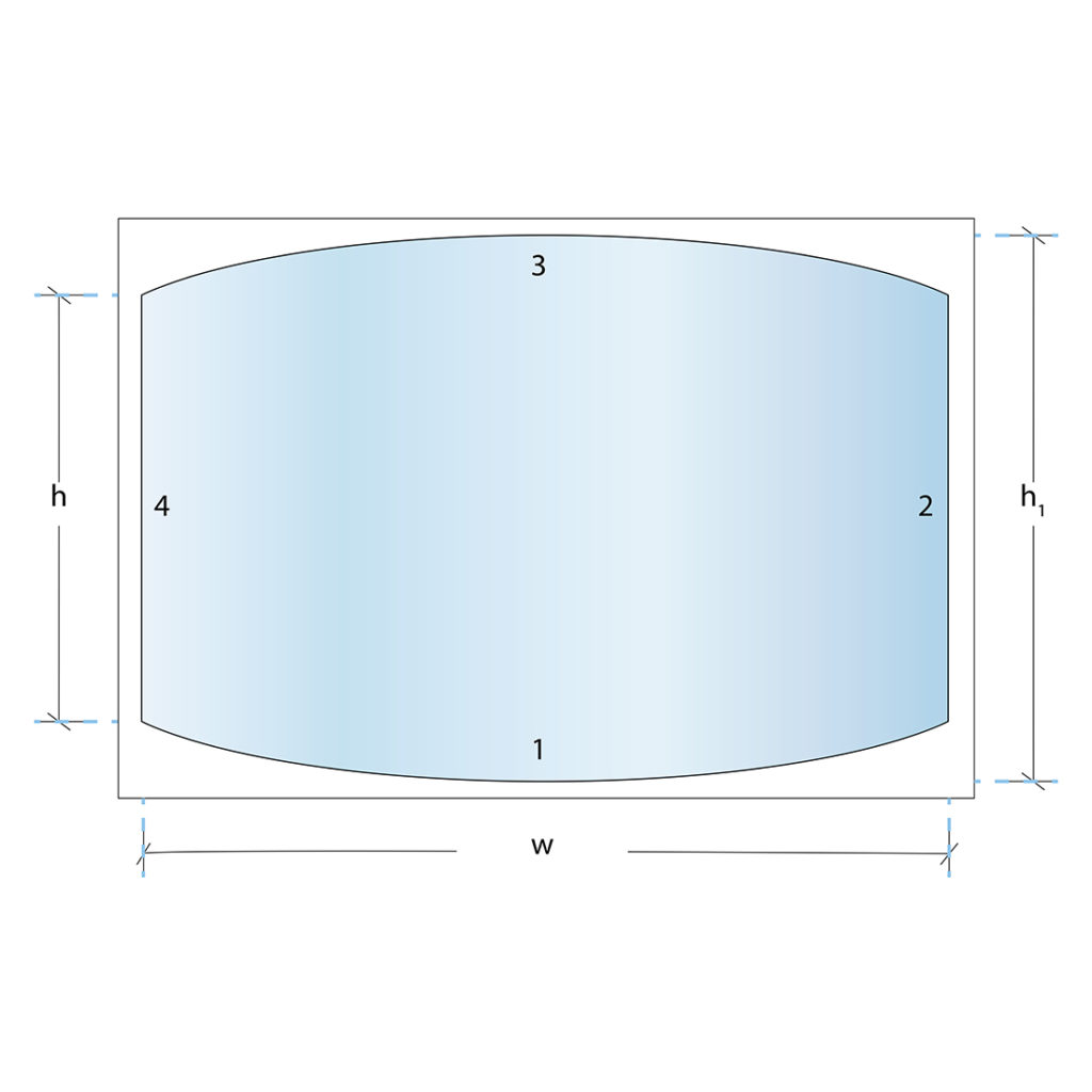 glass cutting custom shape table top custom cut glass shapes round top diagram